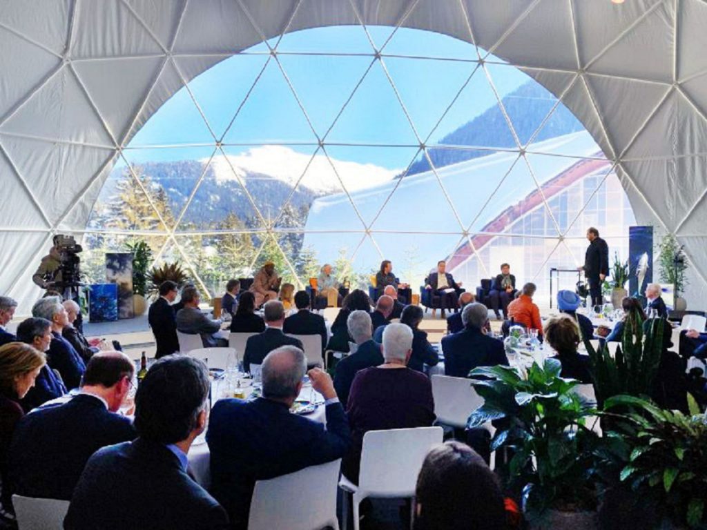 In Davos, Business Leaders Say They’re Tackling Climate Change